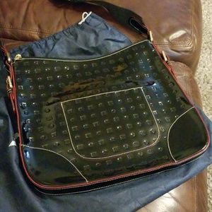 Arcadia Black Patent Handbag